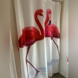 Flamingo shower curtain